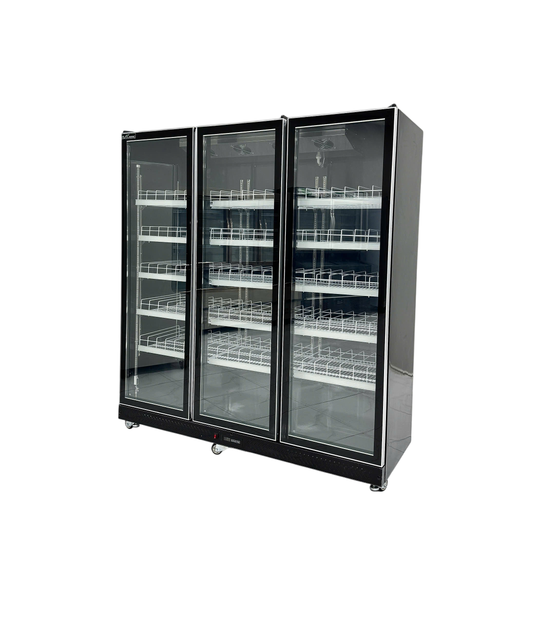 Tủ mát 3 cánh cao cấp đèn 3 màu ( màu trắng)