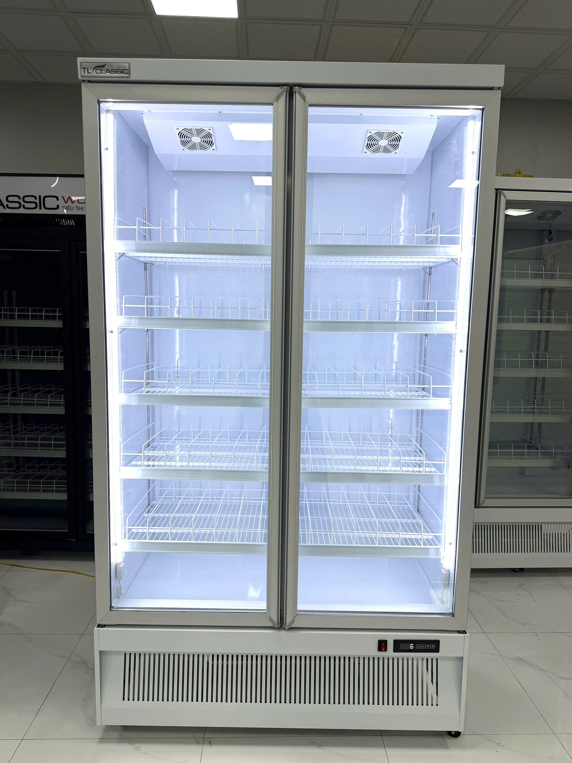 Tủ mát 2 3 cánh block dưới New