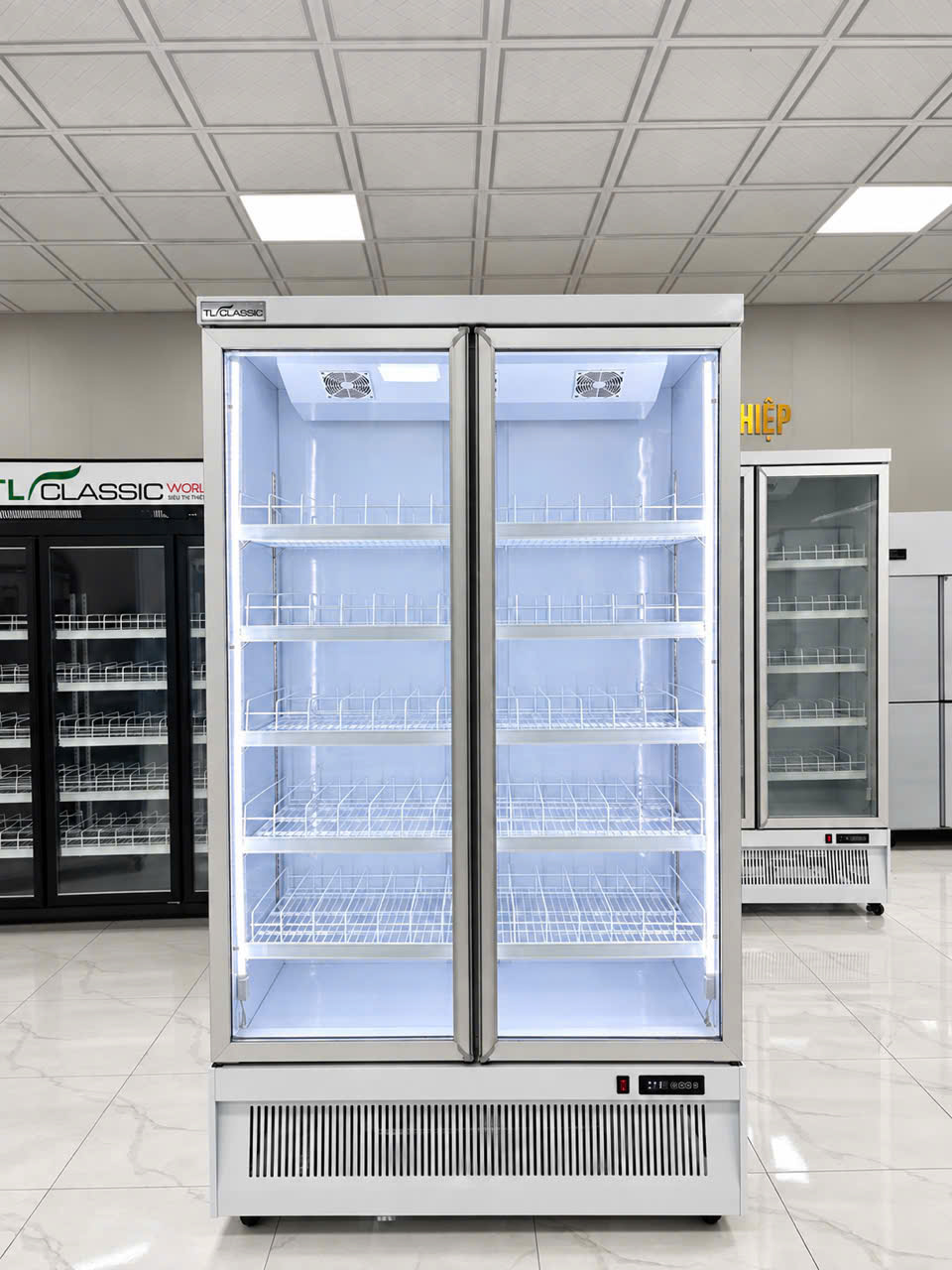 Tủ mát 2 3 cánh block dưới New