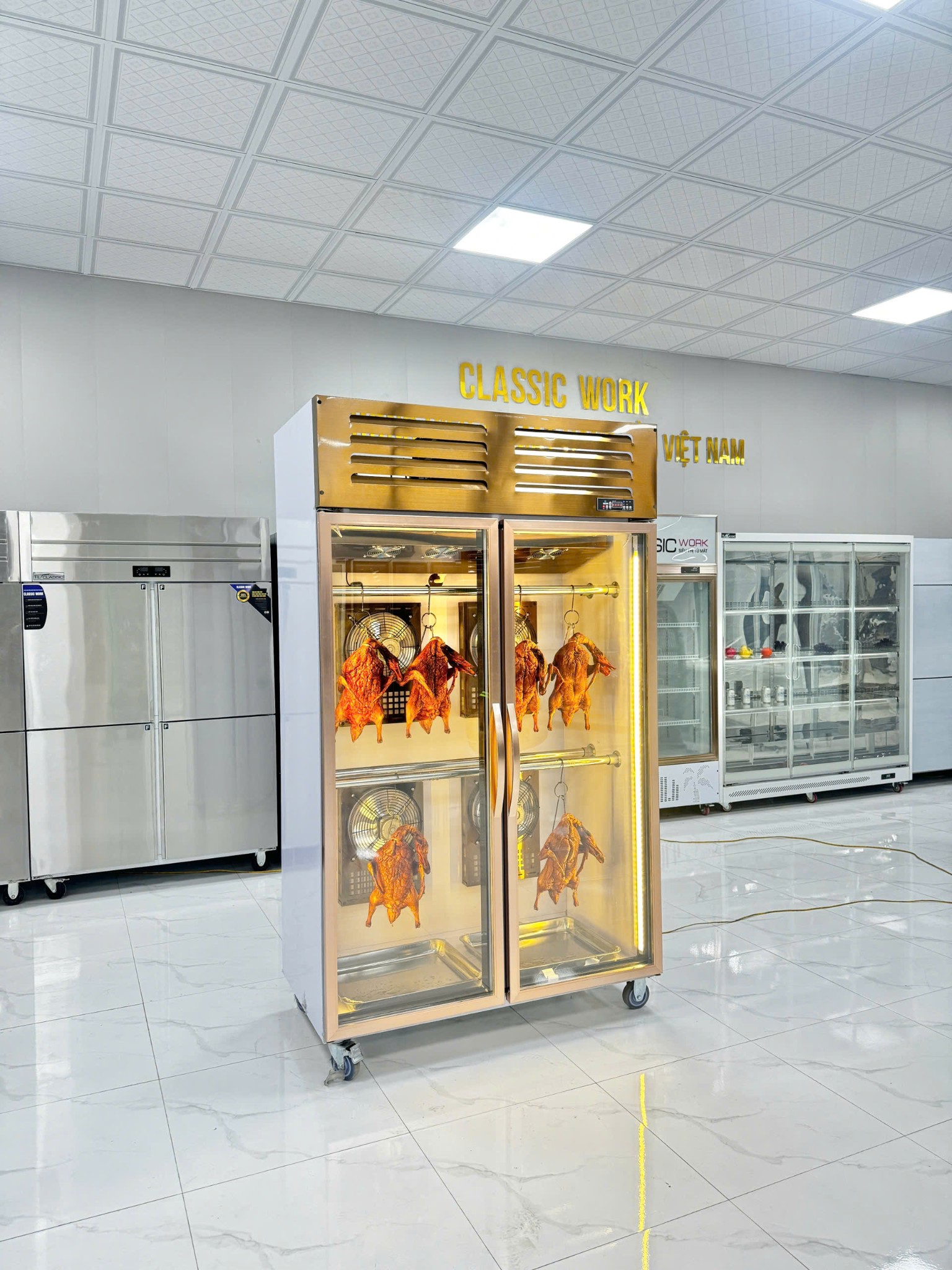 Tủ Sấy Vịt - Nóng - Lạnh - Hoàn Toàn Tự động