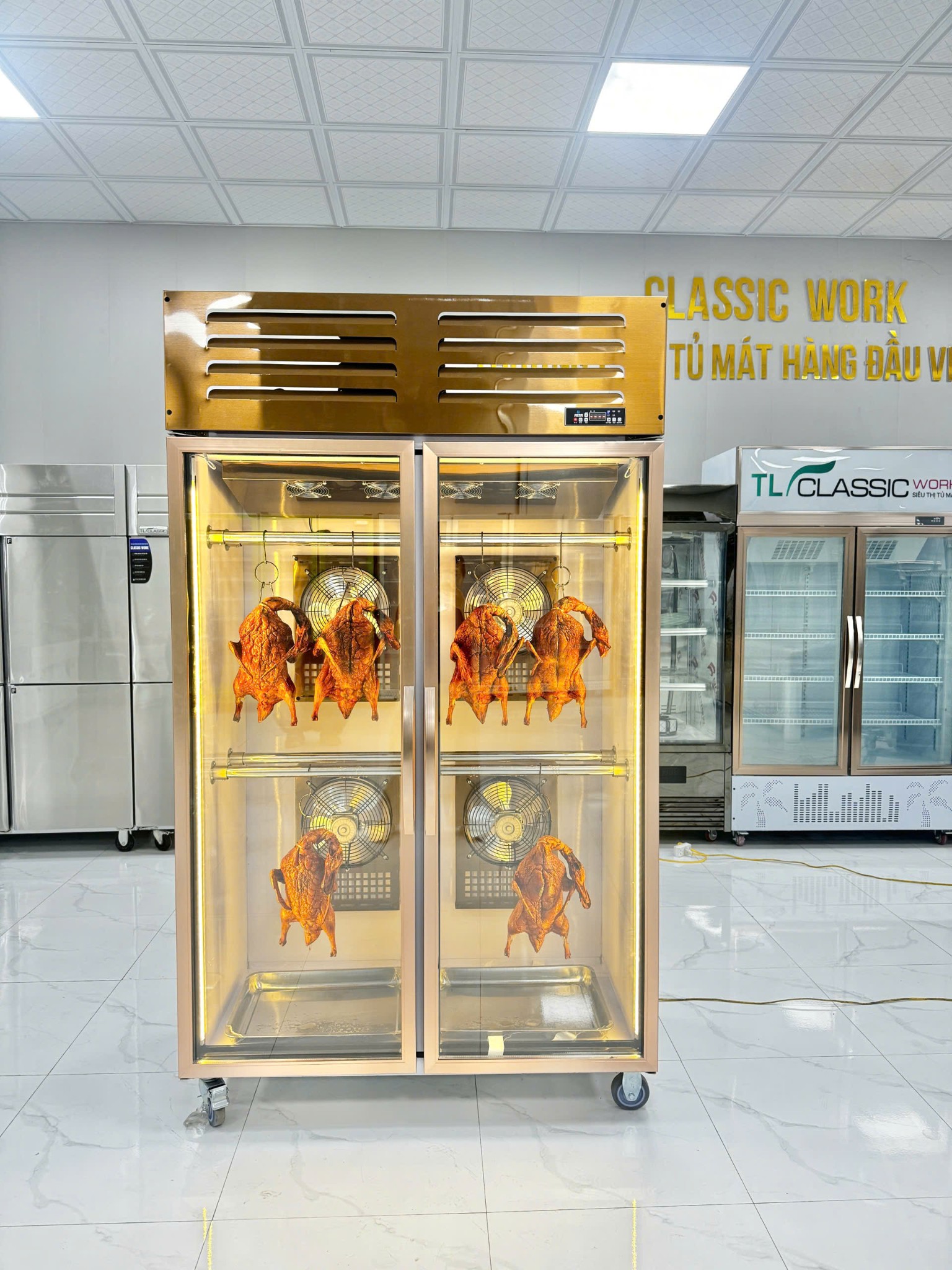 Tủ Sấy Vịt - Nóng - Lạnh - Hoàn Toàn Tự động