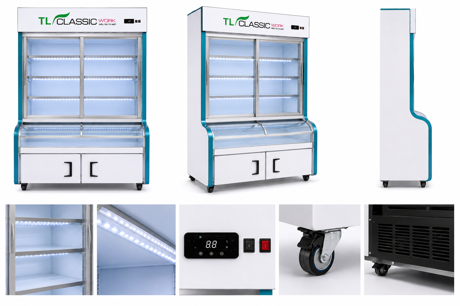 Tủ tích hợp 3 chế độ  mát - đông - mềm CLassic V2