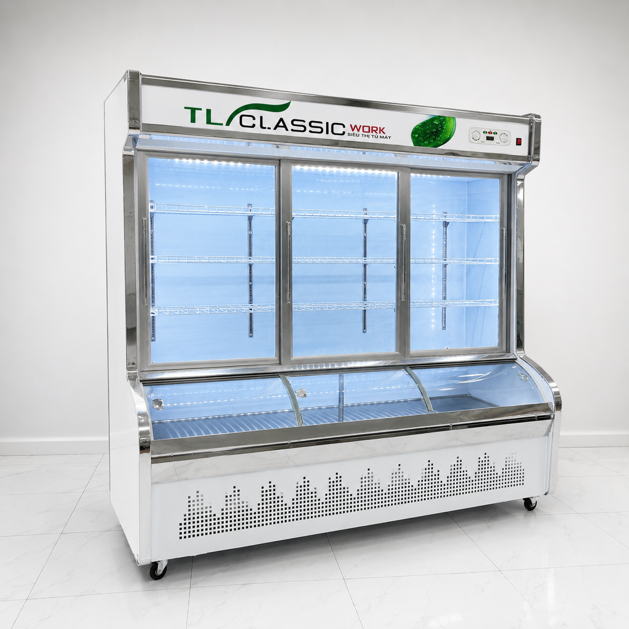 Tủ mát trưng bày 2 chế độ V1