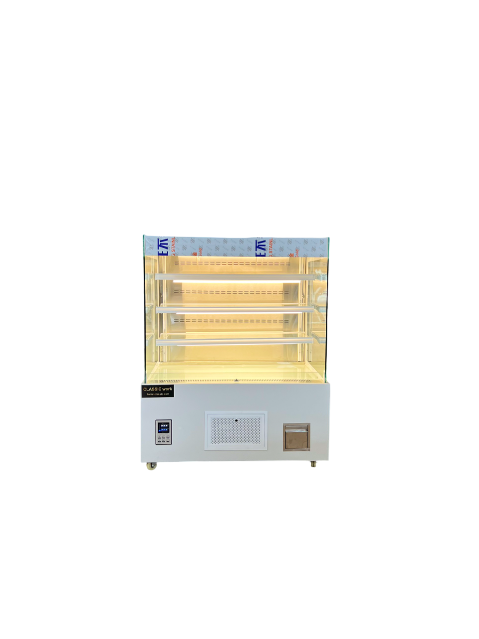 Tủ kéo rèm kính vuông 1m2