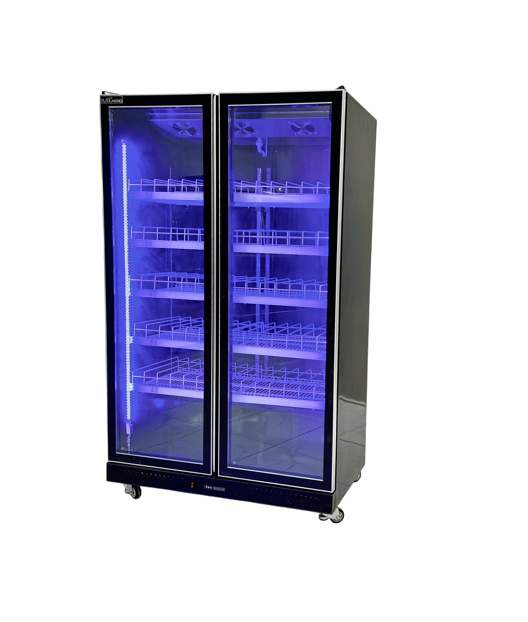 TỦ MÁT 2 CÁNH CAO CẤP ĐÈN 3 MÀU