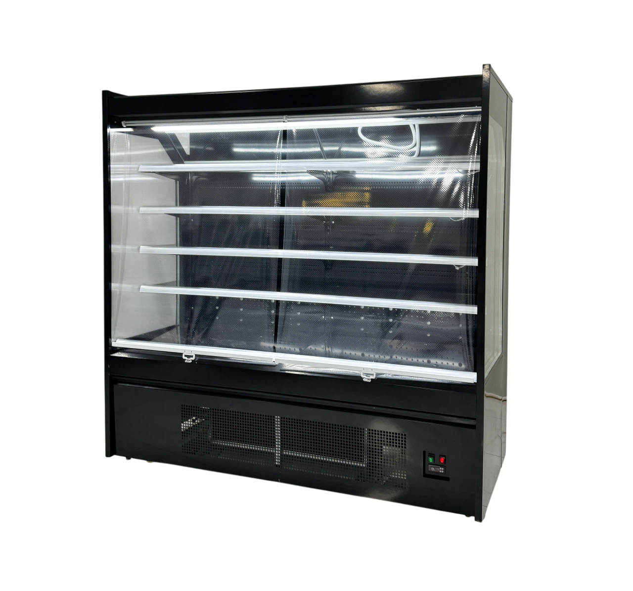Tủ mát không cửa kéo rèm 2m