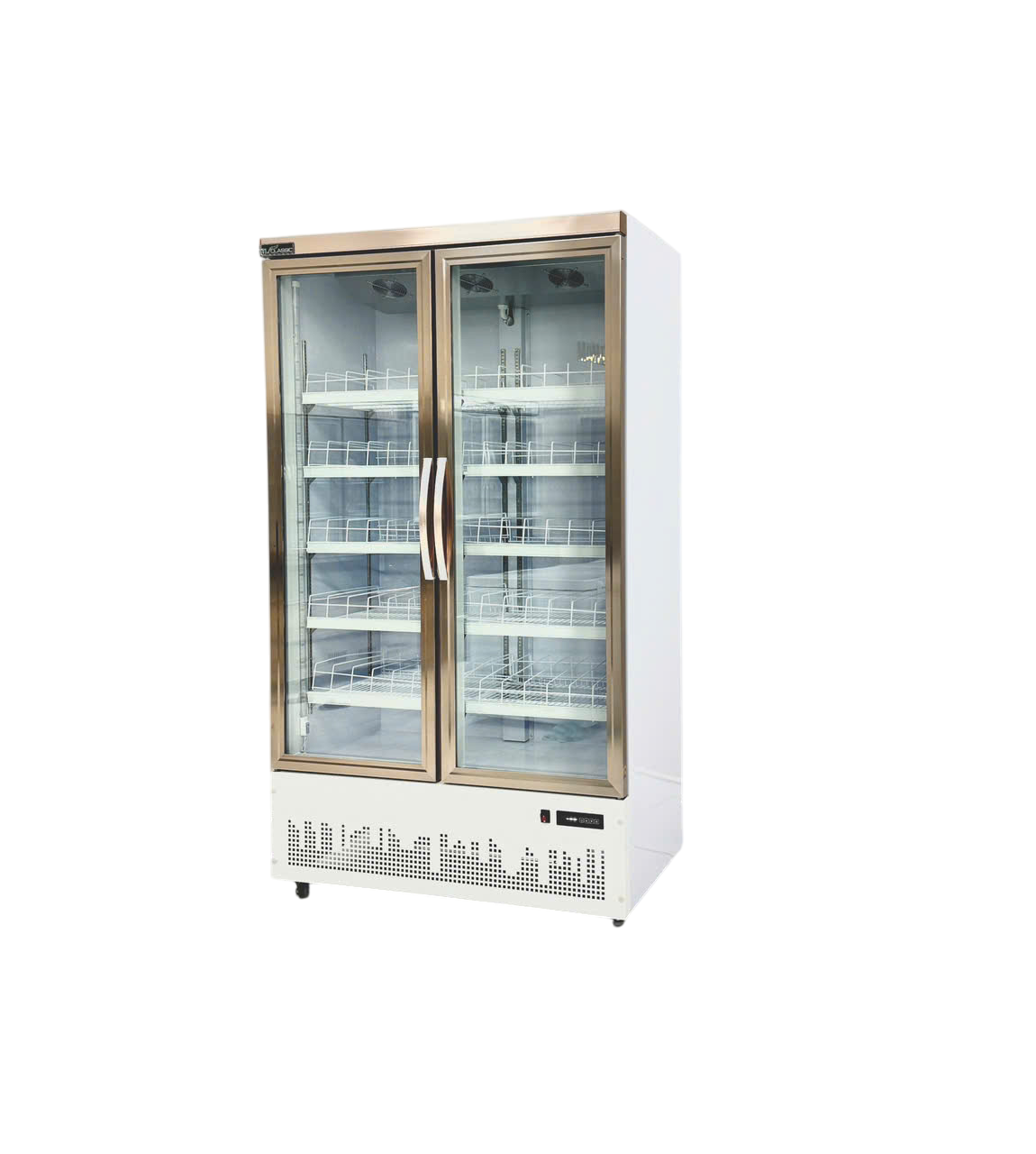 Tủ mát 2 cánh cao cấp sấy kính điện
