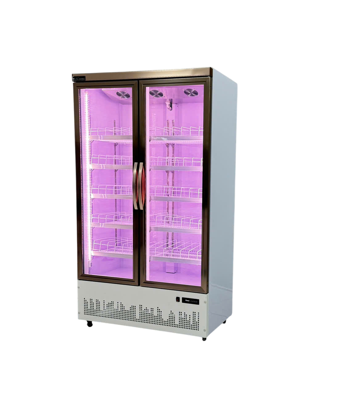 Tủ mát 2 cánh cao cấp sấy kính điện
