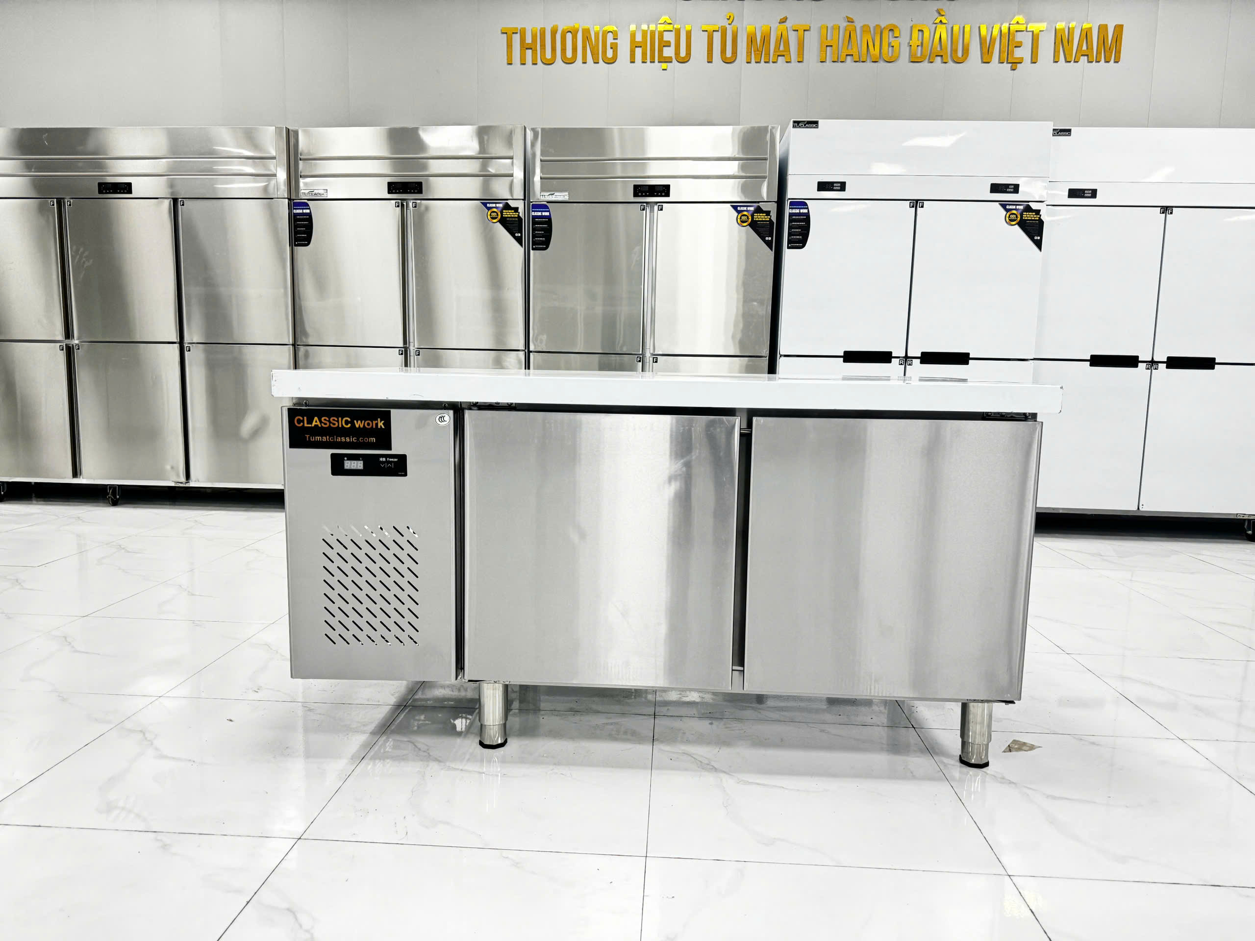 Bàn làm mát 1m5 ( làm mát trực tiếp )