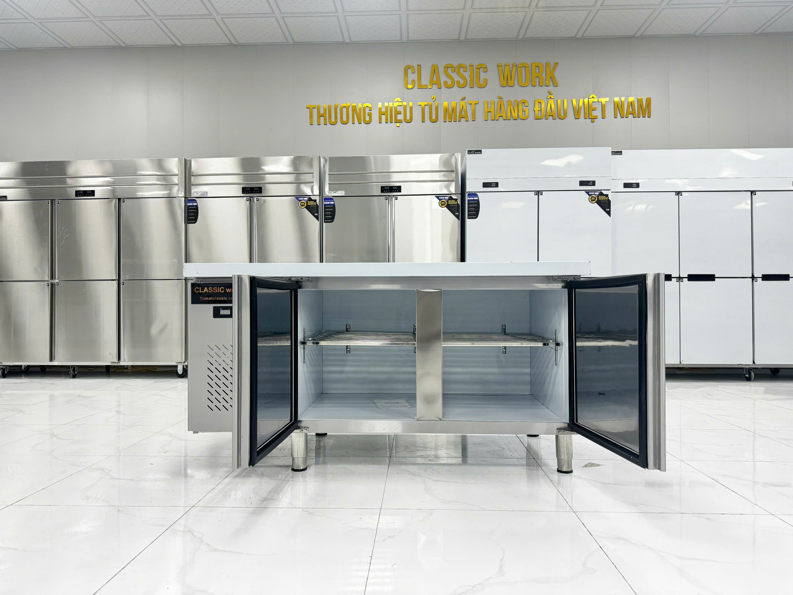 Bàn làm mát 1m5 ( làm mát trực tiếp )