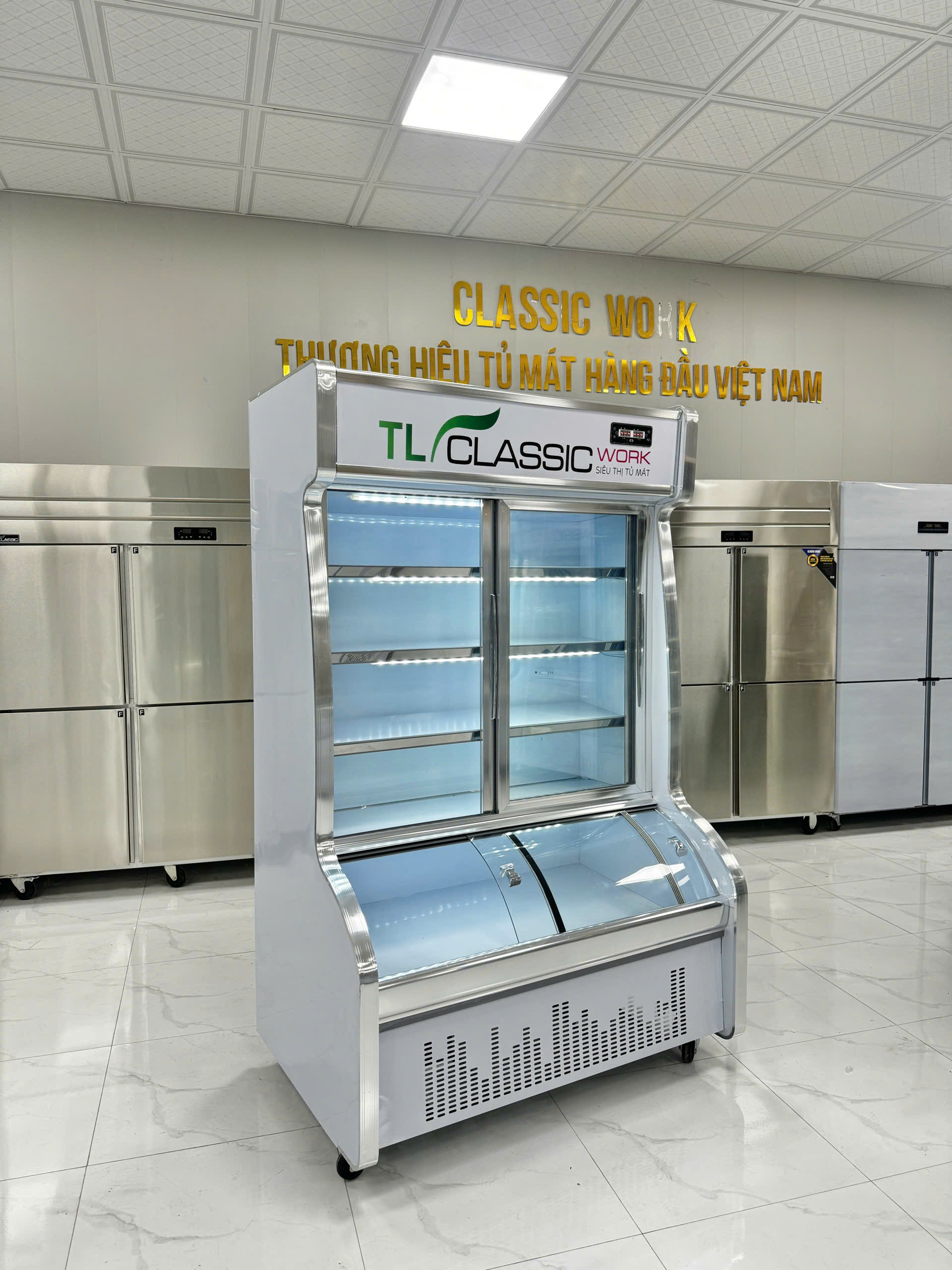Tủ mát trưng bày 2 chế độ V1