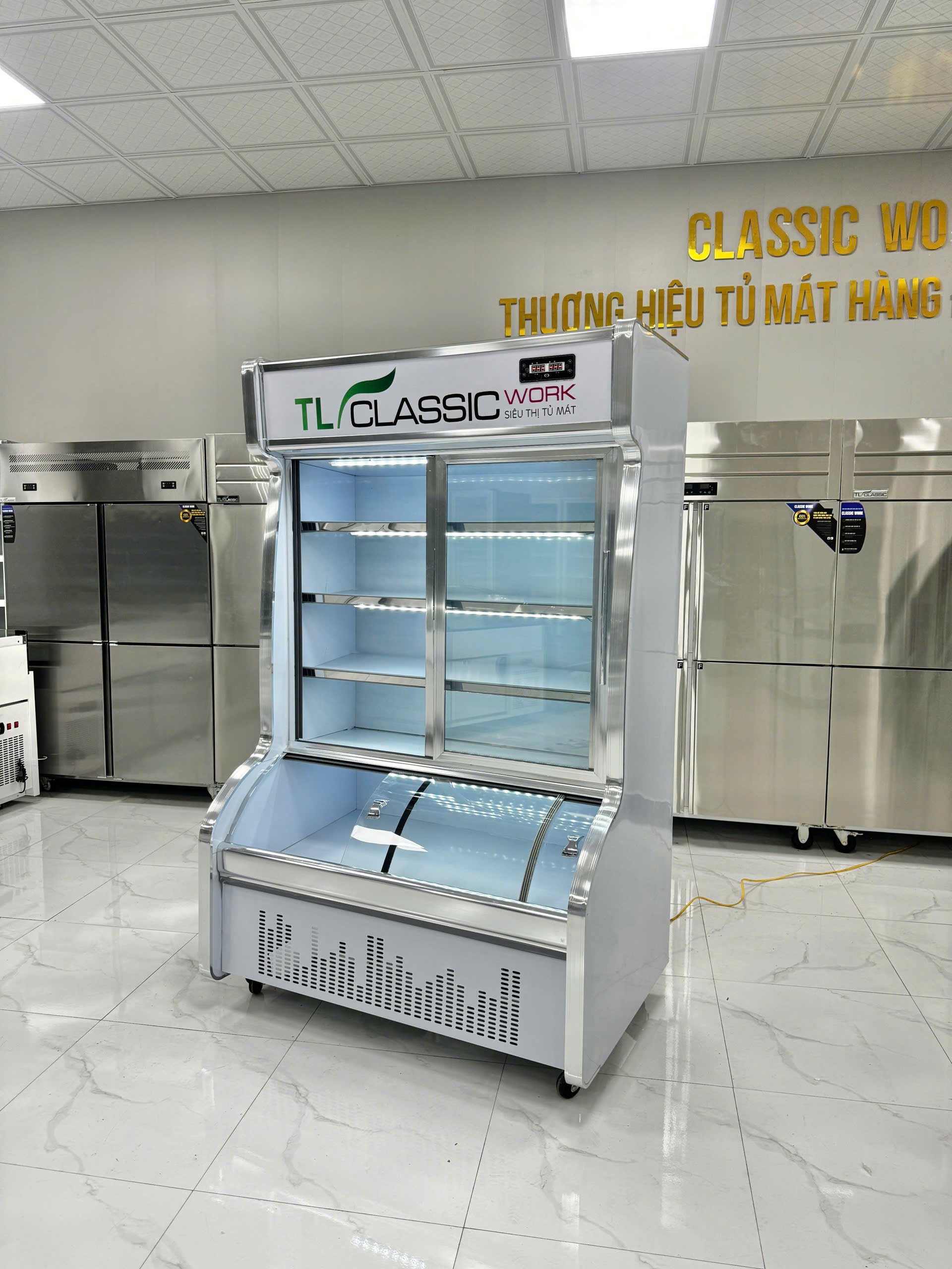 Tủ mát trưng bày 2 chế độ V1