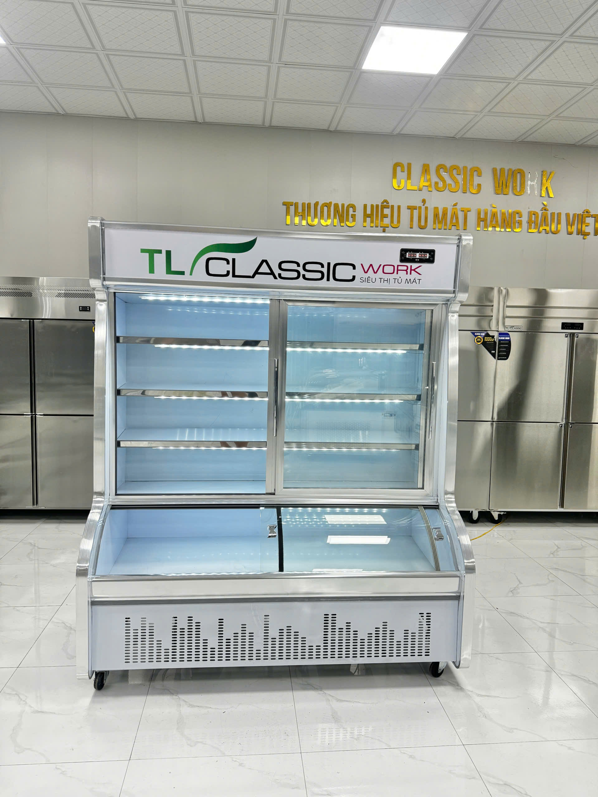 Tủ mát trưng bày 2 chế độ V1