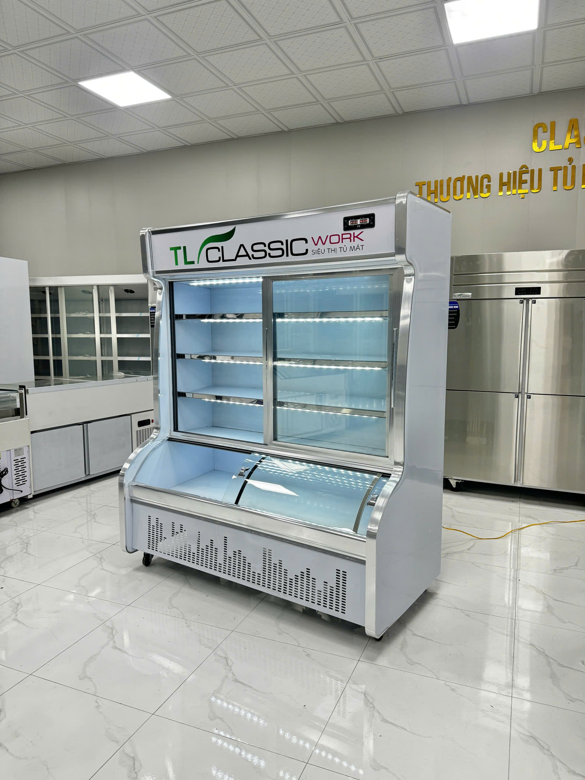 Tủ mát trưng bày 2 chế độ V1