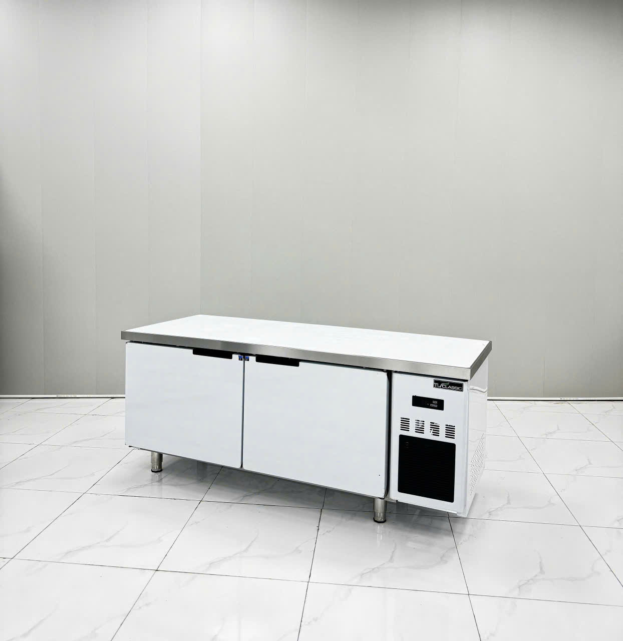 BÀN BẾP INOX - LÀM ĐÔNG - DÀI 2m ( làm lạnh quạt gió )