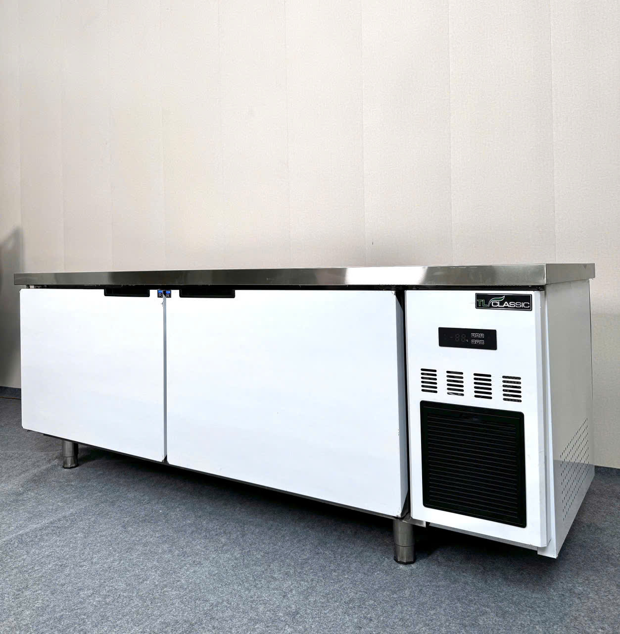 BÀN BẾP INOX - LÀM ĐÔNG - DÀI 2m ( làm lạnh quạt gió )