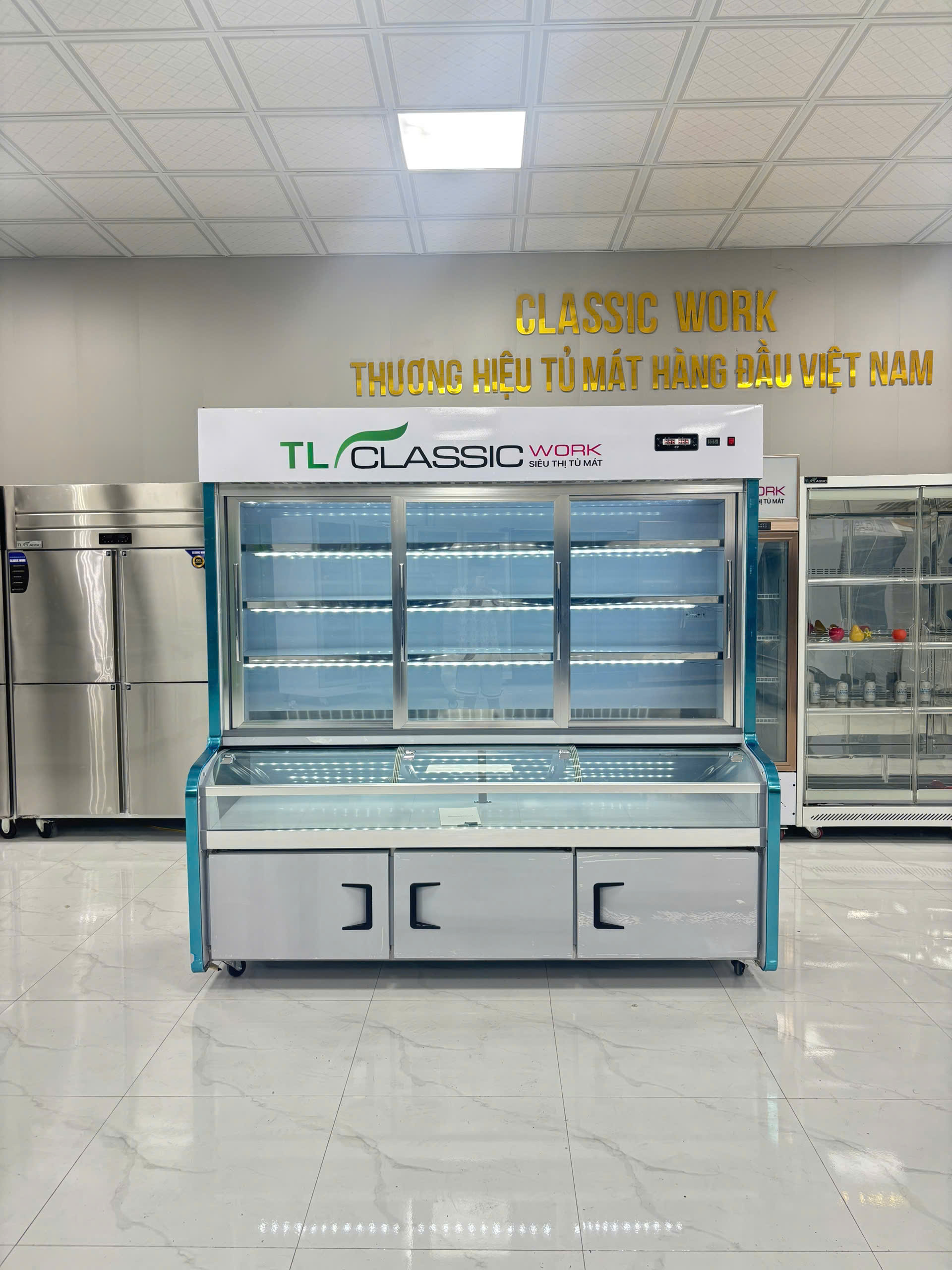 Tủ tích hợp 3 chế độ  mát - đông - mềm CLassic V2