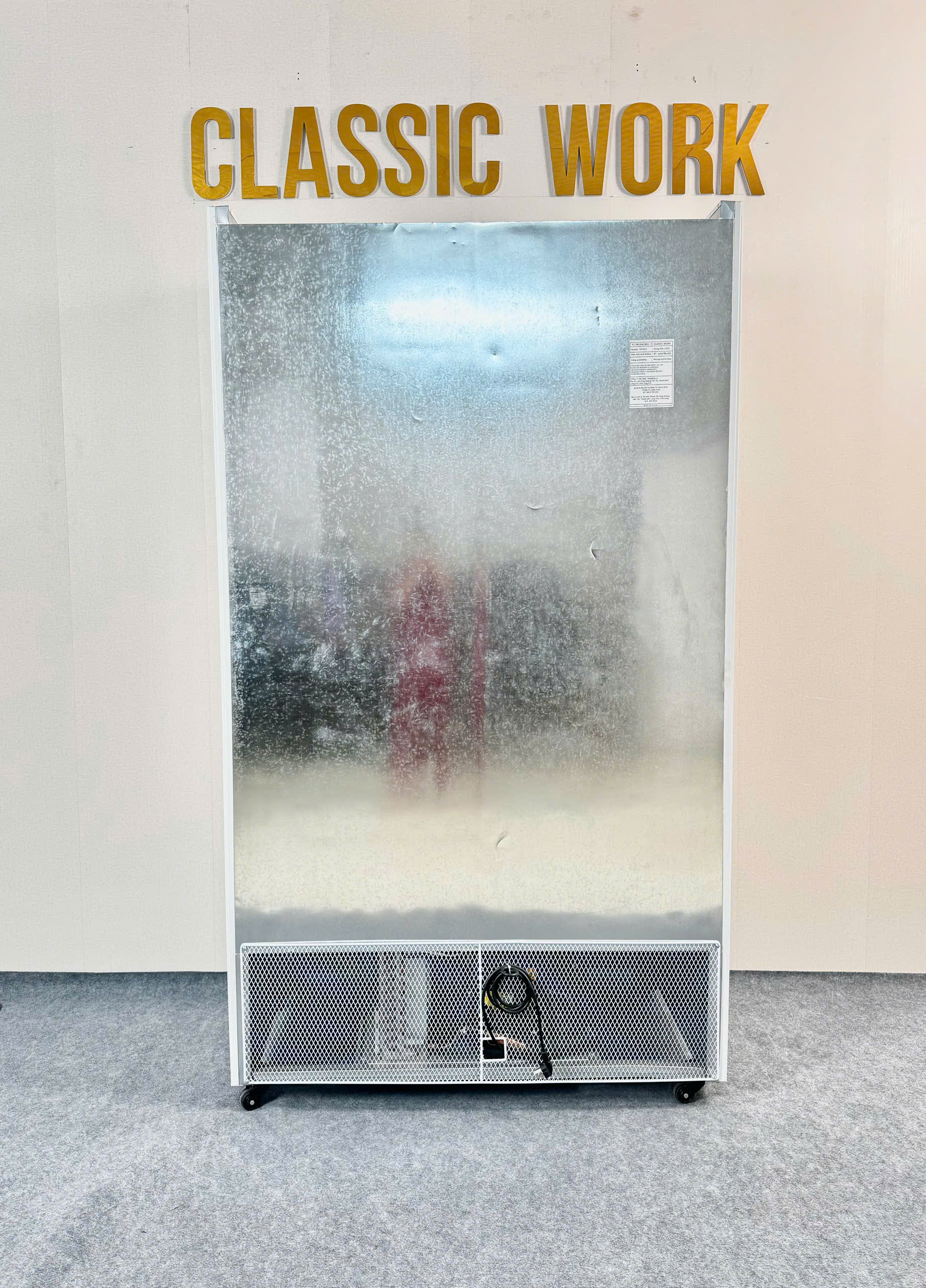Tủ đông đứng 2 cánh kính