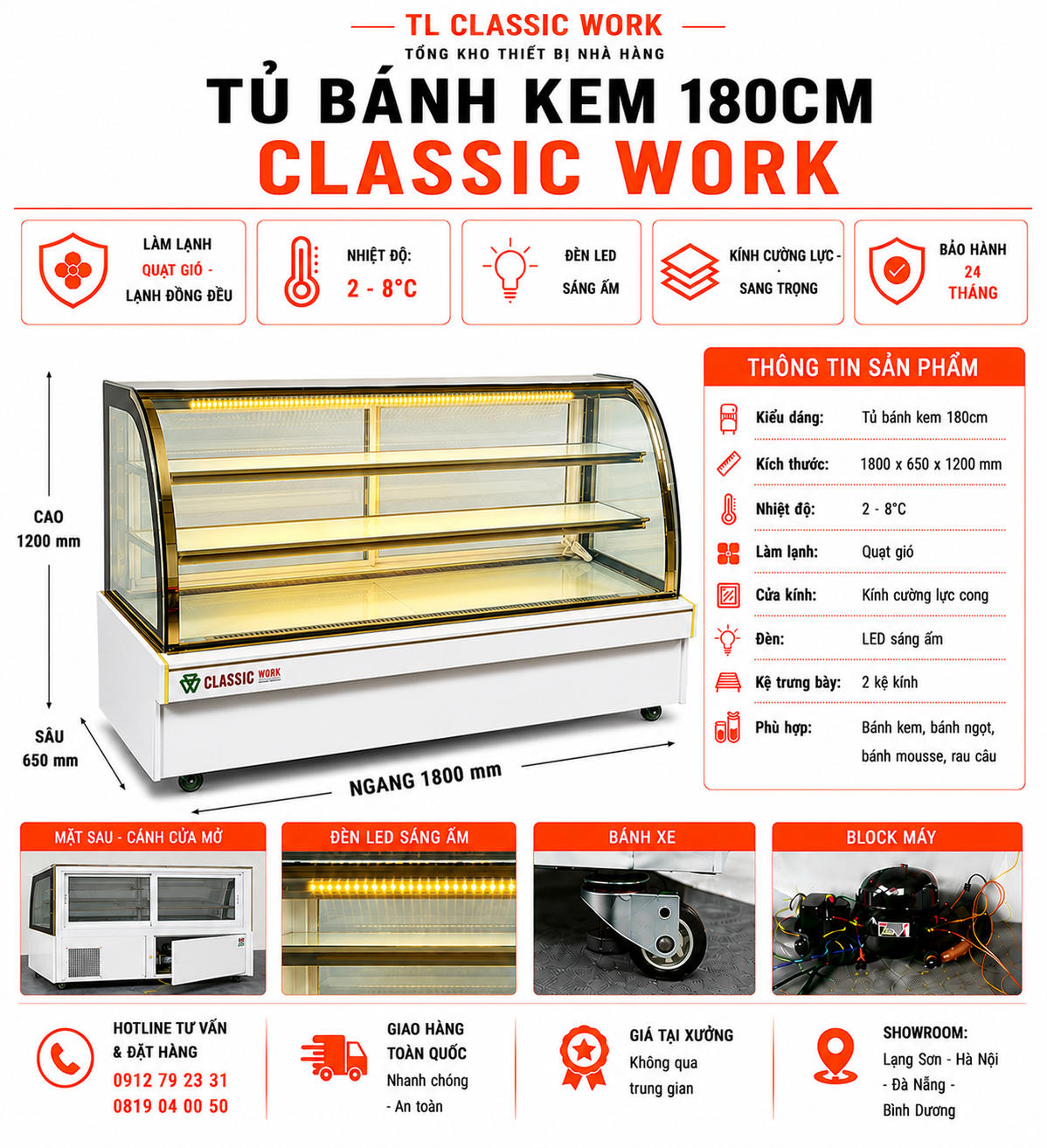 TỦ BÁNH KEM KÍNH CONG-1