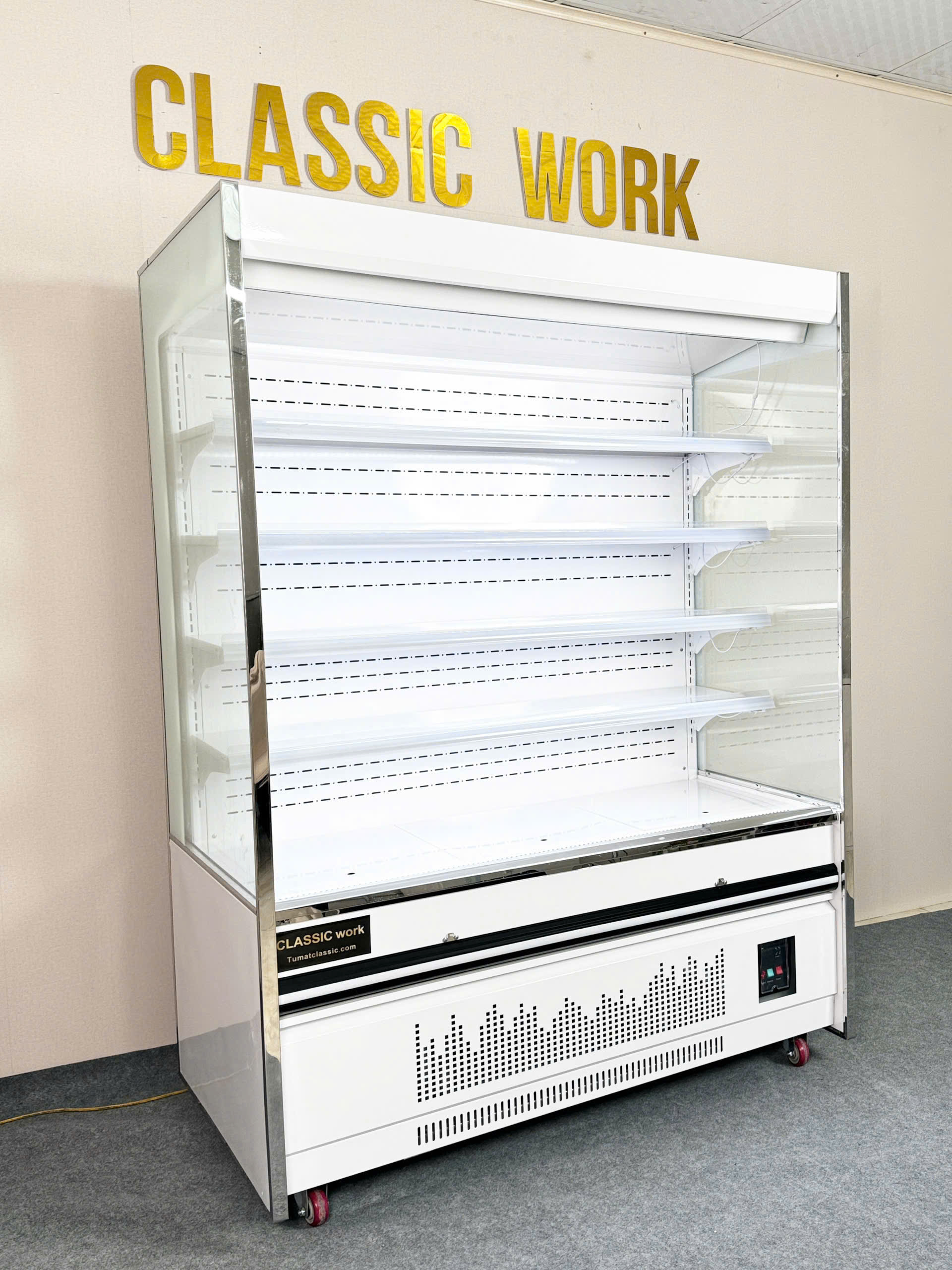 Tủ mát Tủ mát không cửa kéo rèm 1m5