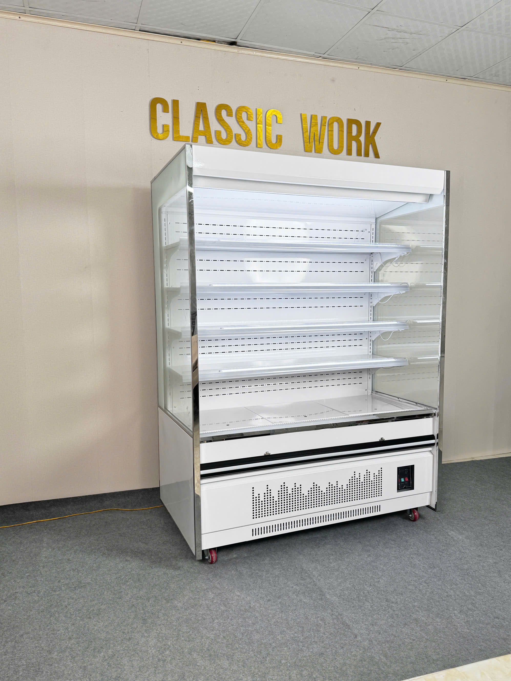Tủ mát Tủ mát không cửa kéo rèm 1m5