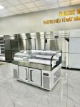 Tủ thịt thực phẩm 3 tầng 2 chế độ kính cong