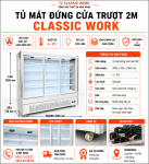 Tủ mát đứng cửa trượt