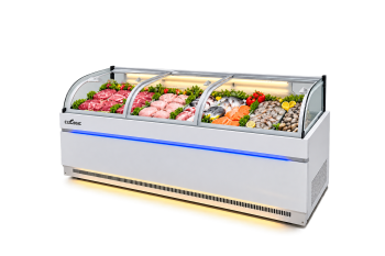 Tủ thịt kính cong 2 chế độ