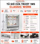Tủ mát đứng cửa trượt 1M5