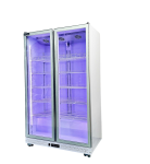 Tủ Mát 2 Cánh Cao Cấp - Đèn LED 3 Màu (Trắng) Tiết Kiệm Điện, Hiện Đại