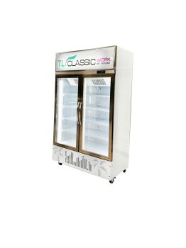 Tủ đông đứng 2 cánh kính có sấy kính điện