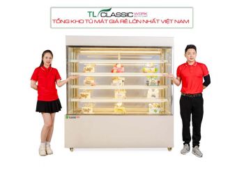 Tủ bánh kem 5 tầng dài 1m8