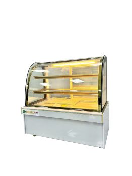 TỦ BÁNH KEM KÍNH CONG - 1m2