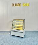 TỦ BÁNH KEM KÍNH CONG - 90