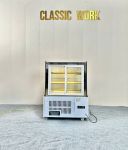 TỦ BÁNH KEM KÍNH CONG - 90