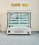 Tủ bánh kem 5 tầng cửa trước 1m8 sấy 4 mặt kính