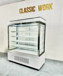 Tủ bánh kem 5 tầng cửa sau 2m sấy 4 mặt kính
