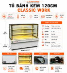 TỦ BÁNH KEM KÍNH VUÔNG-1