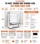 Tủ mát Tủ mát không cửa kéo rèm
