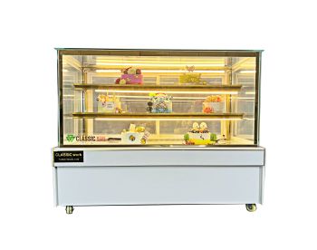 TỦ BÁNH KEM KÍNH VUÔNG - 1m8